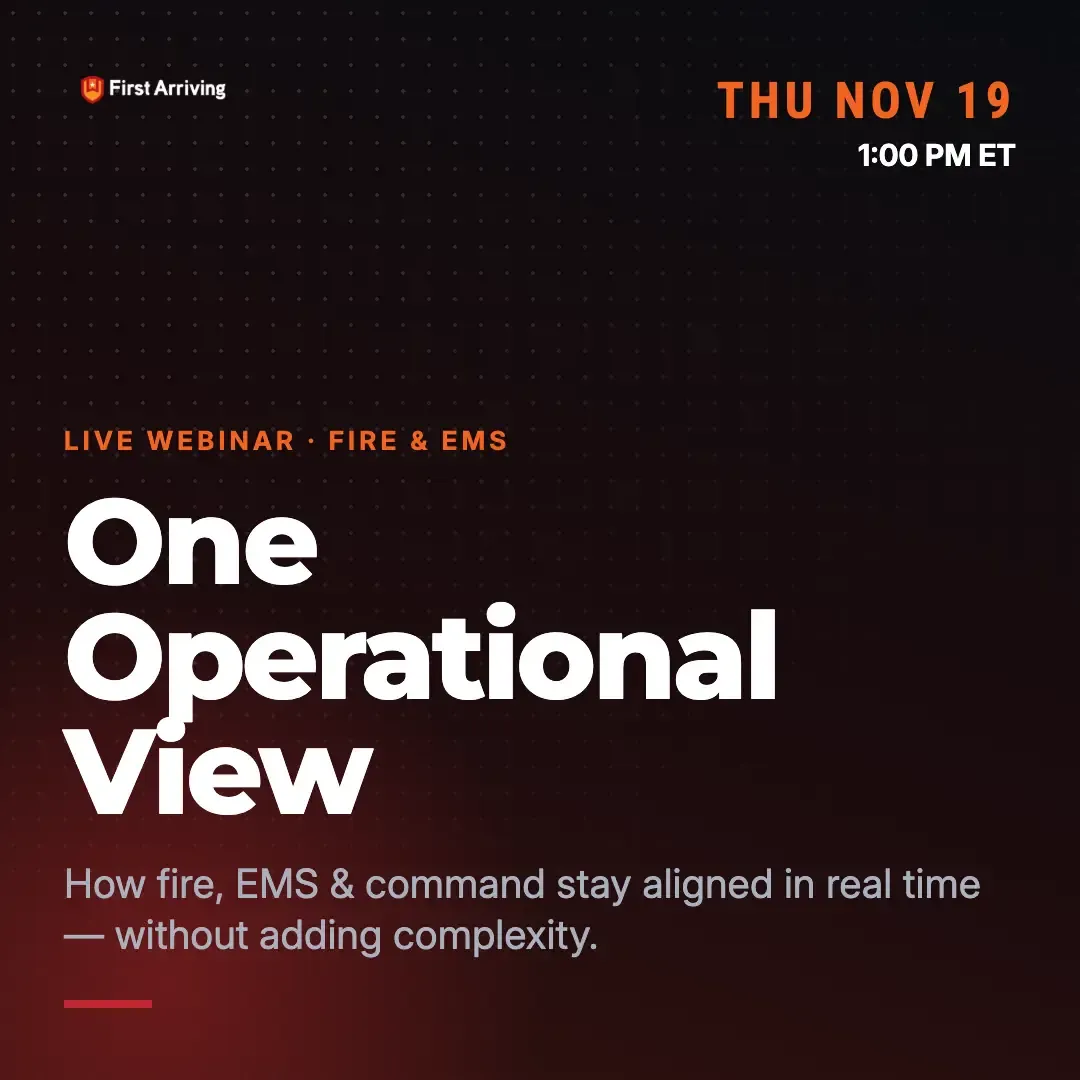One Operational View: How Fire, EMS & Command Stay Aligned in Real Time