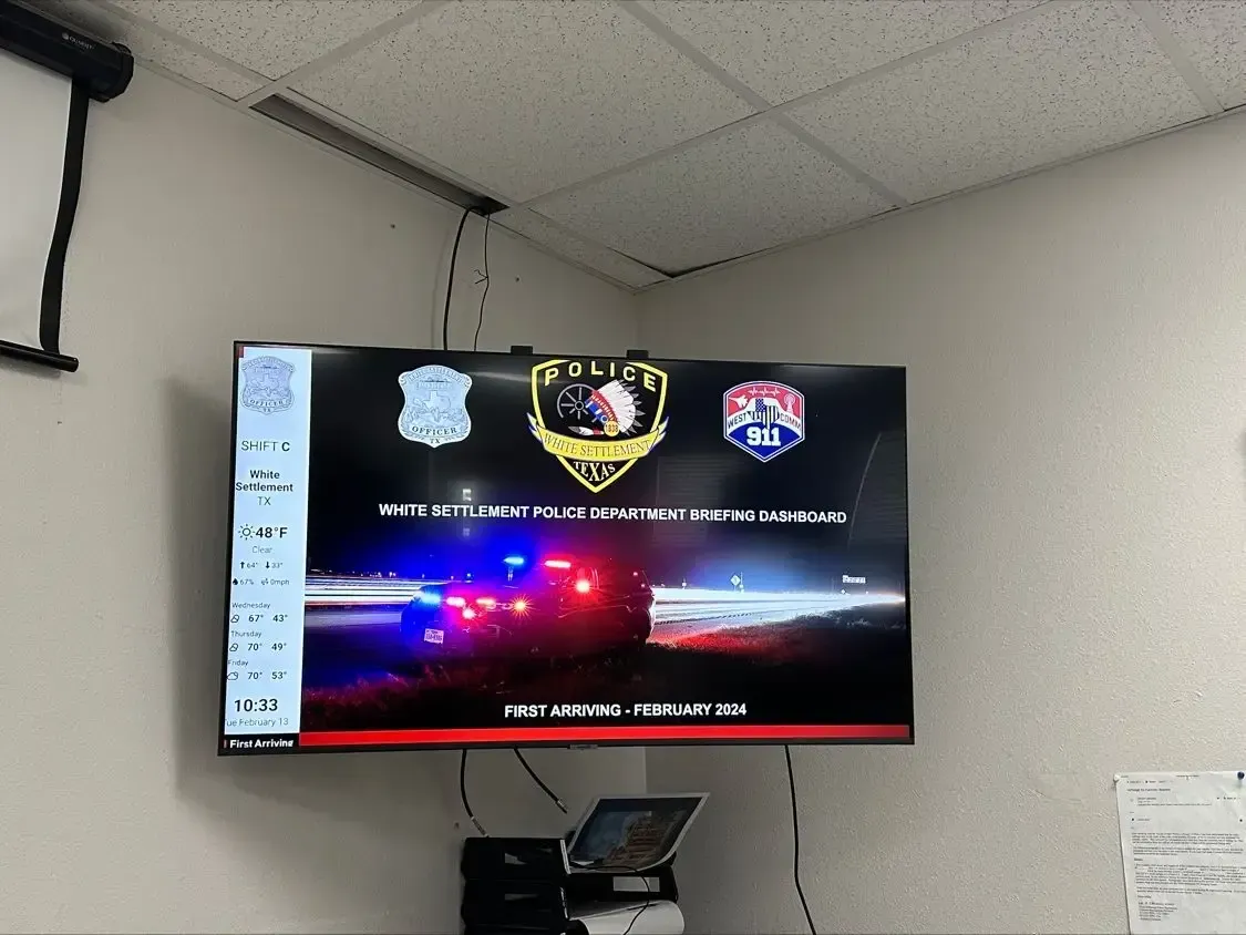 Texas PD Revamps Briefings with Dashboards