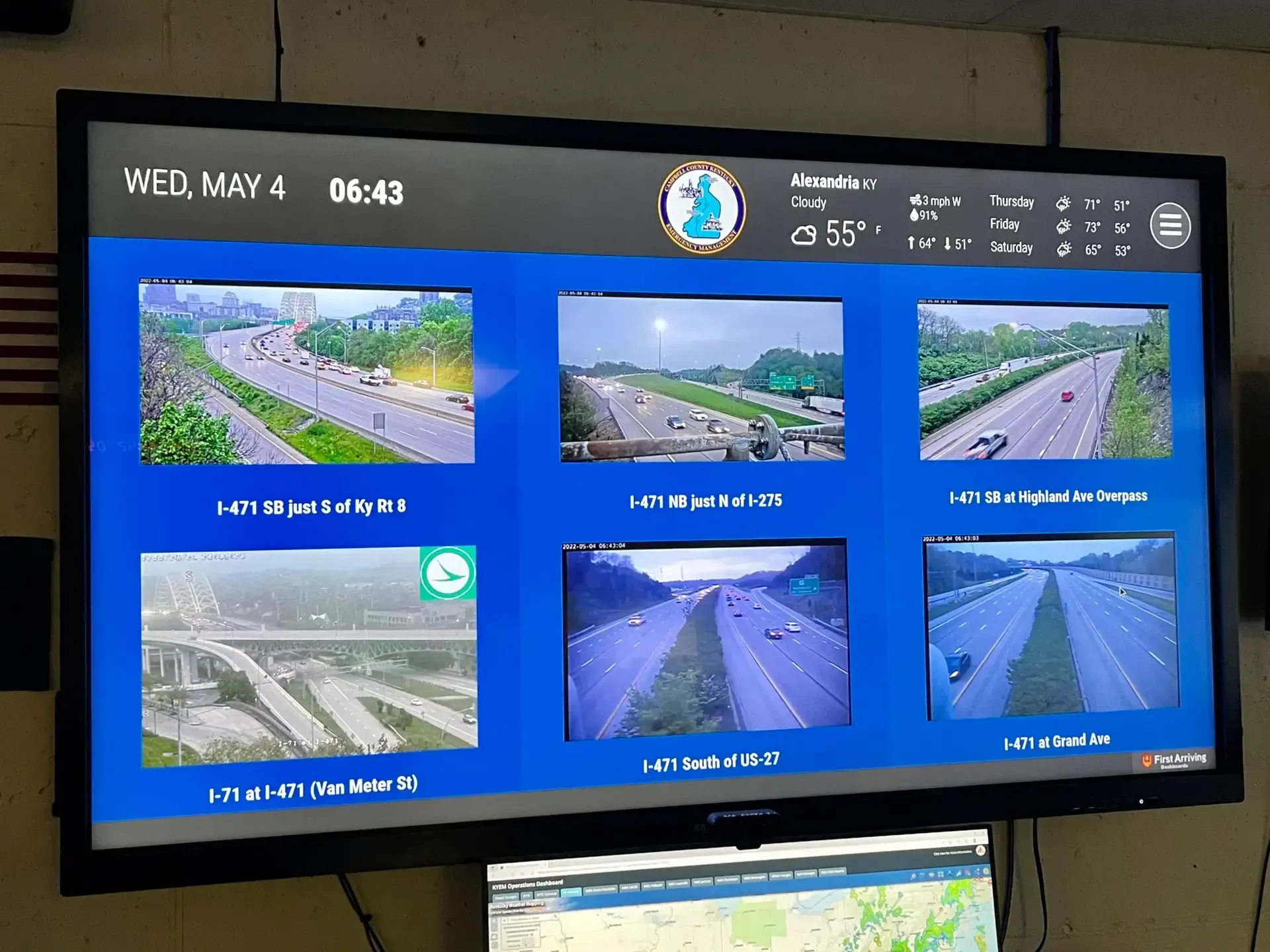 Campbell County (KY) OEM Finds Communicating with Fire Departments Easy with Digital Dashboards