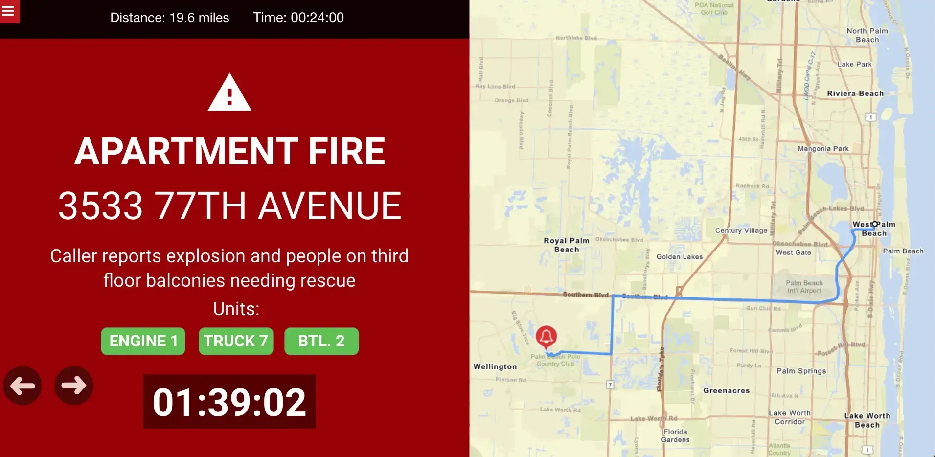 The Power of Mapping for Fire Department Emergency Response