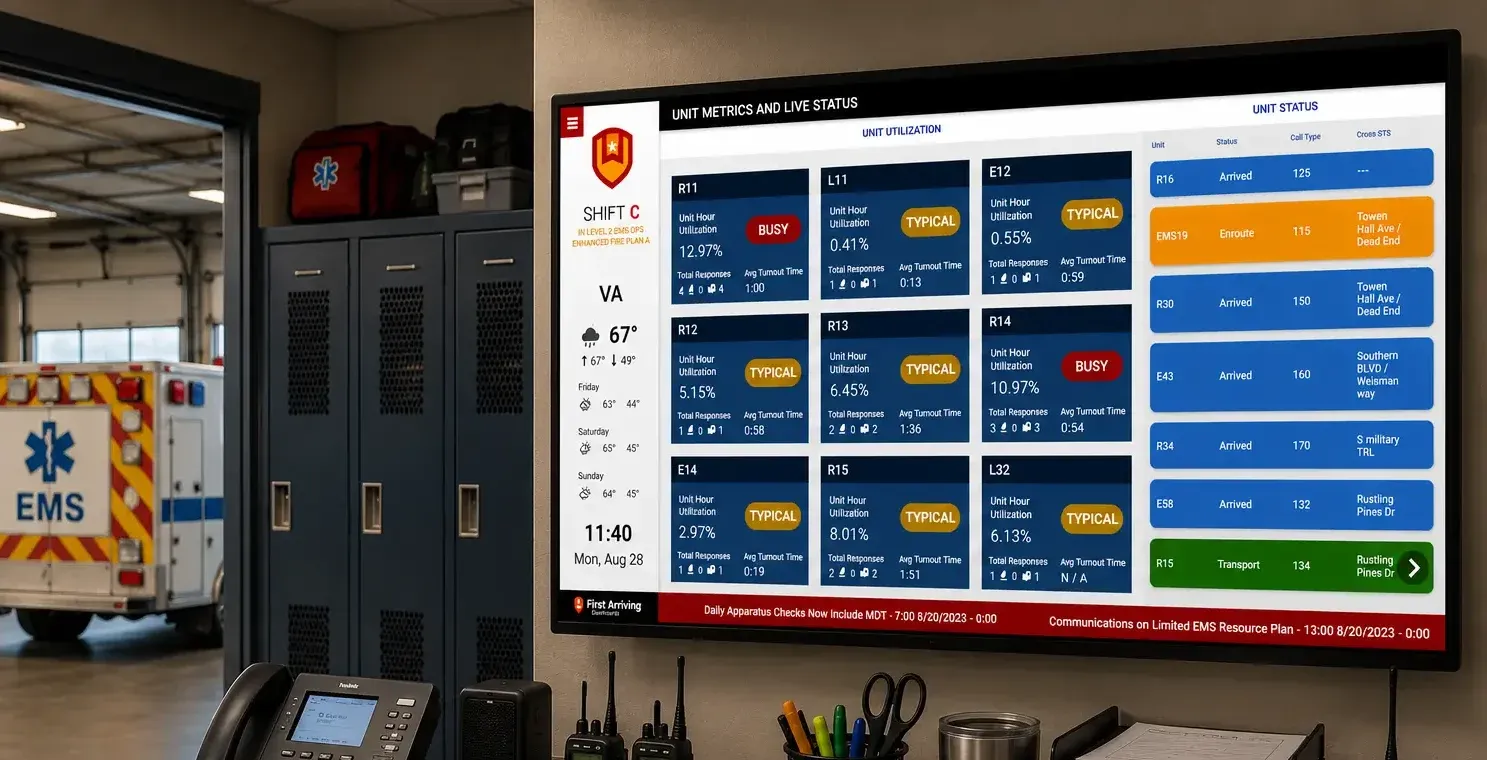 How EMS Agencies Are Using Real-Time Dashboards to Improve Operational Readiness