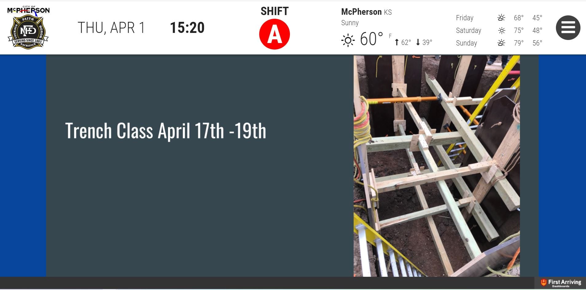 Dashboards Advance Accountability at McPherson Fire Department