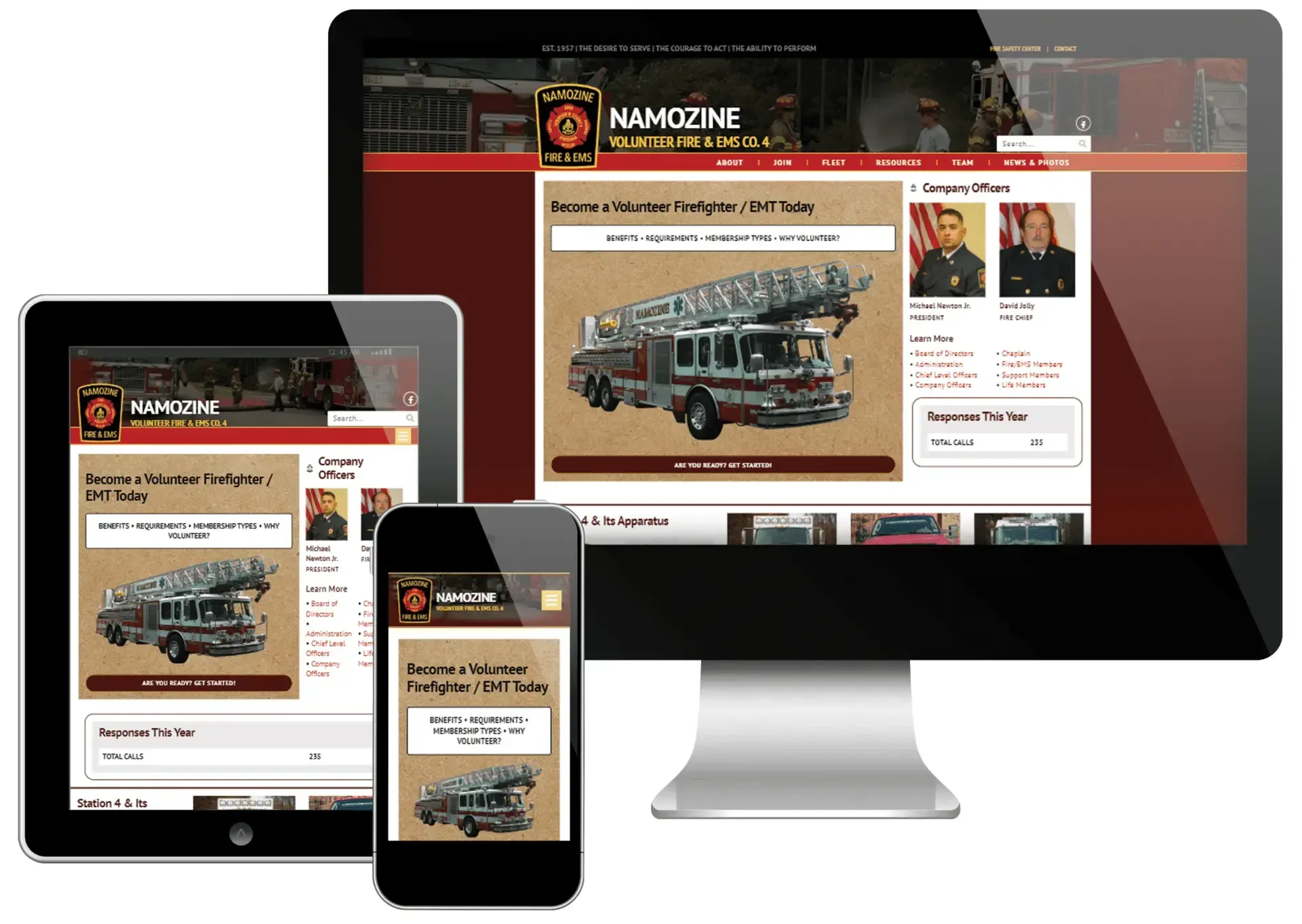 Featured Website Launch: Namozine Volunteer Fire & EMS Co. 4 (Virginia)