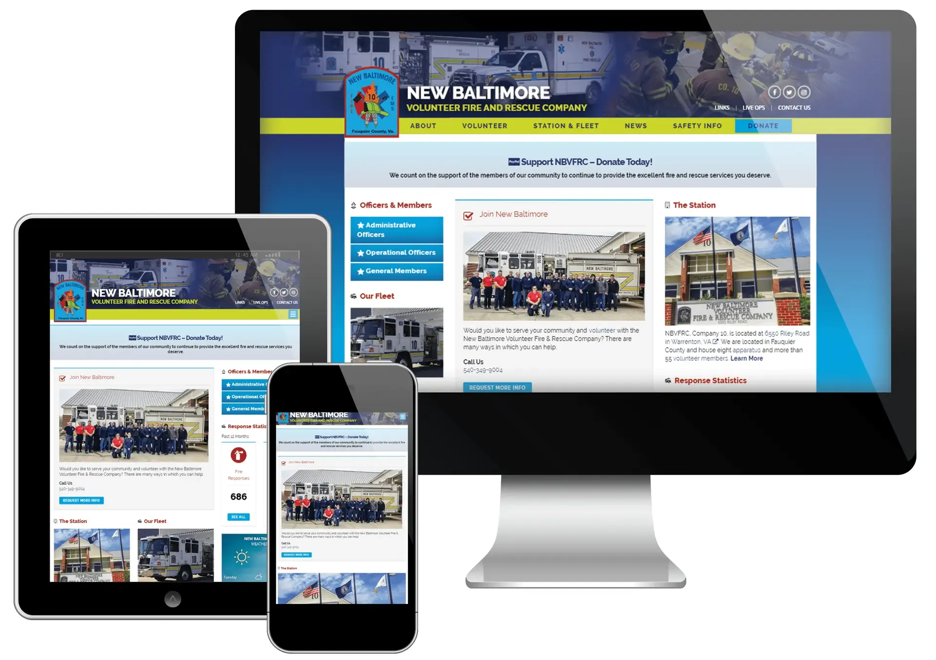 First Arriving Launches Ten Websites for Fire Departments Across the Country