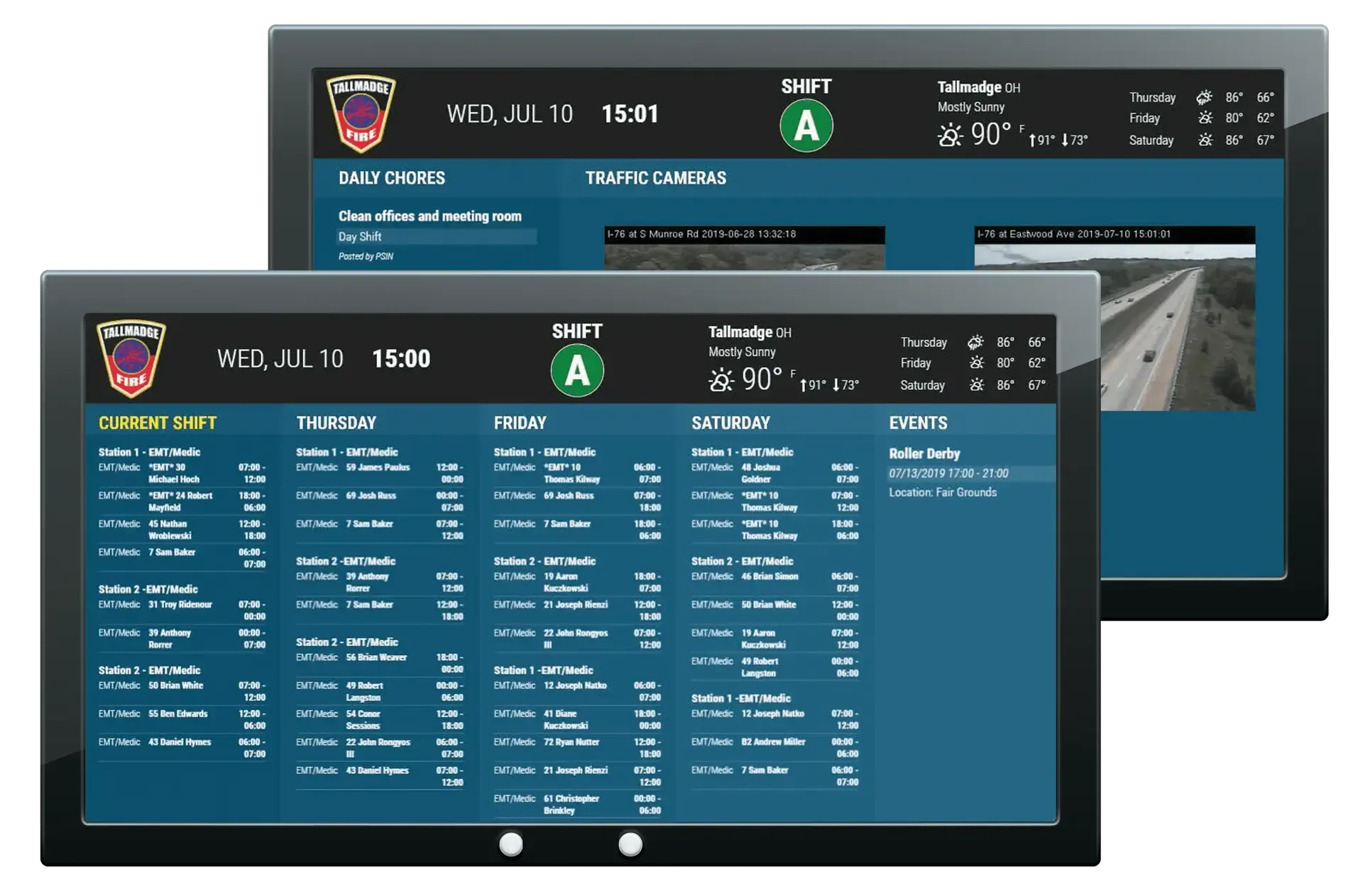 Digital Dashboards Improve Day-to-Day Operations at Tallmadge FD