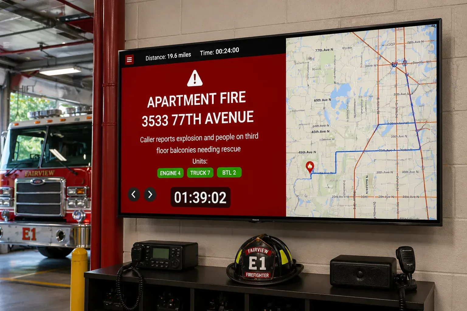 Bay Fire Alert