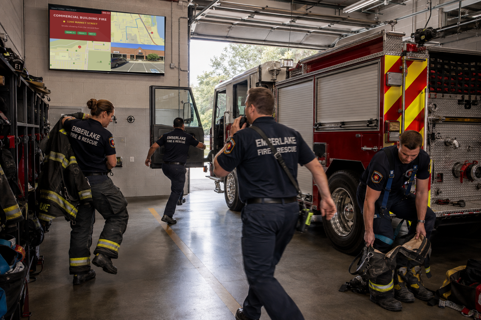 On-duty scheduling and shift roster view