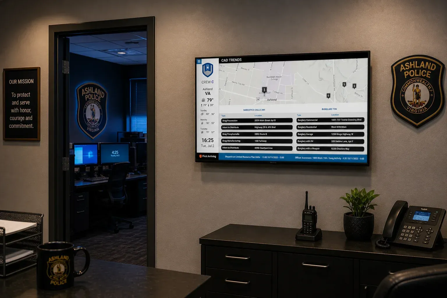 Police Office Cad Trends